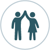 Icon for empowerment and care